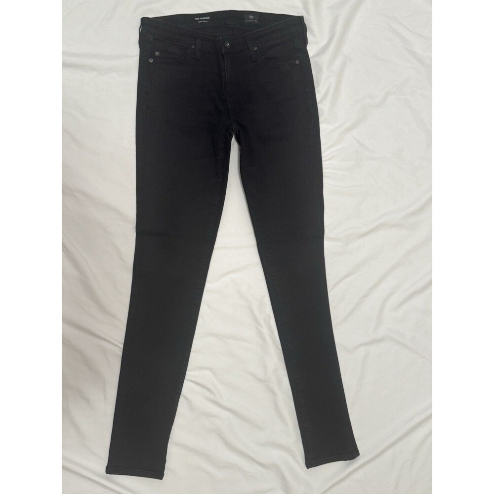 AG Adriano Goldschmied The Legging Super Skinny Jeans 27 Black NWOT Stretch